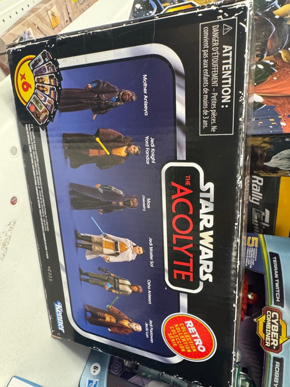 Star Wars The Acolyte Retro Collection Boxed Set - Blue & Black Packaging